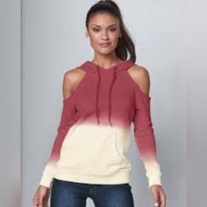 Venus Ombre Cold Shoulder Sweatshirt Size-S